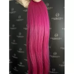 LuxLine kitka włosów 50cm pink  25g kolorowe