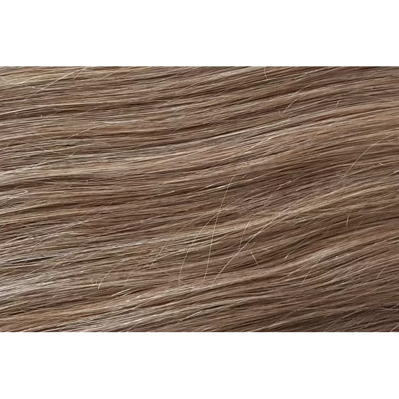 Natural Hair 40cm SEAMLESS Clip-in Set 14 Dark Natural Blonde