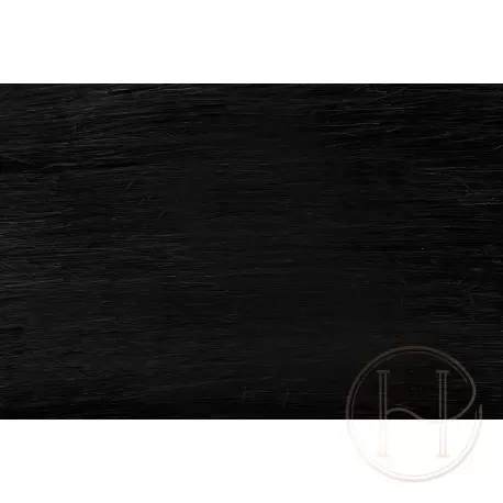 1 czarny Włosy na taśmie silikonwej 50cm