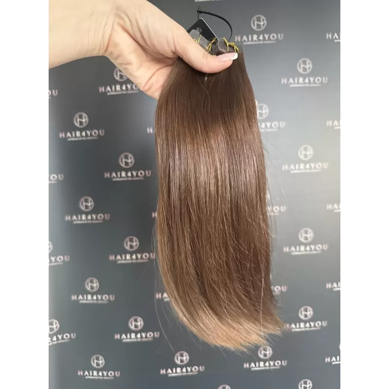 VIRGIN SLAVIC HAIR tape-in 34cm 49g 12 sandwiches