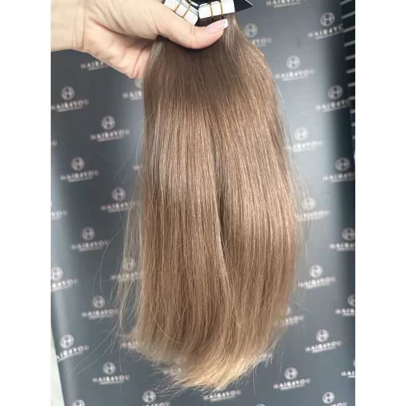 Slawisches Jungfrauenhaar Tape-in 35 cm 13 Tapes