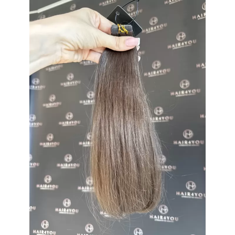 Slawisches Jungfrauenhaar Tape-in 33 cm 28 g 3 Tapes