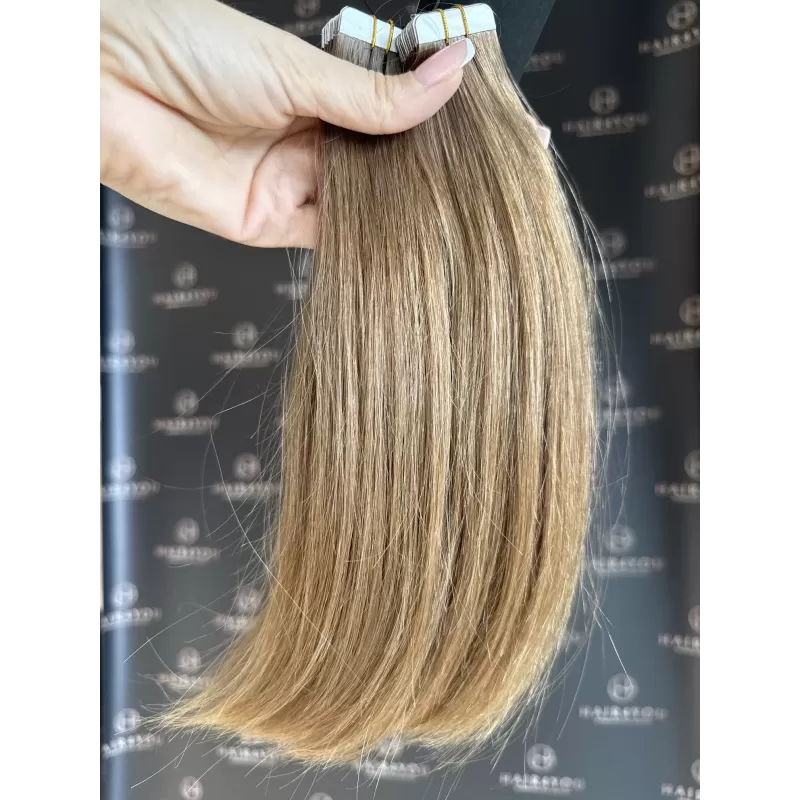 VIRGIN SLAVIC HAIR Tape-In 28cm 62g 14 Sandwiches