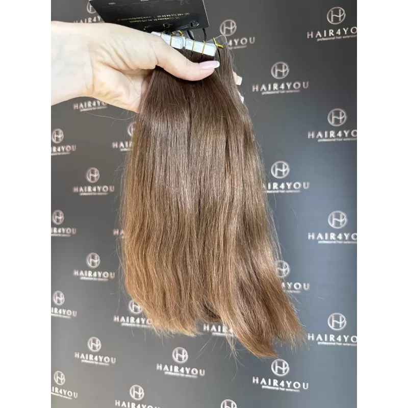 SLAVISCHES JUNGFERNHAAR Tape-In 32cm 53g 15 Tressen