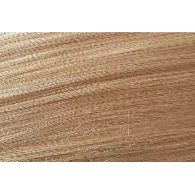 22 Beige Blond Echthaar 50cm Clip-In Set 3 Tressen