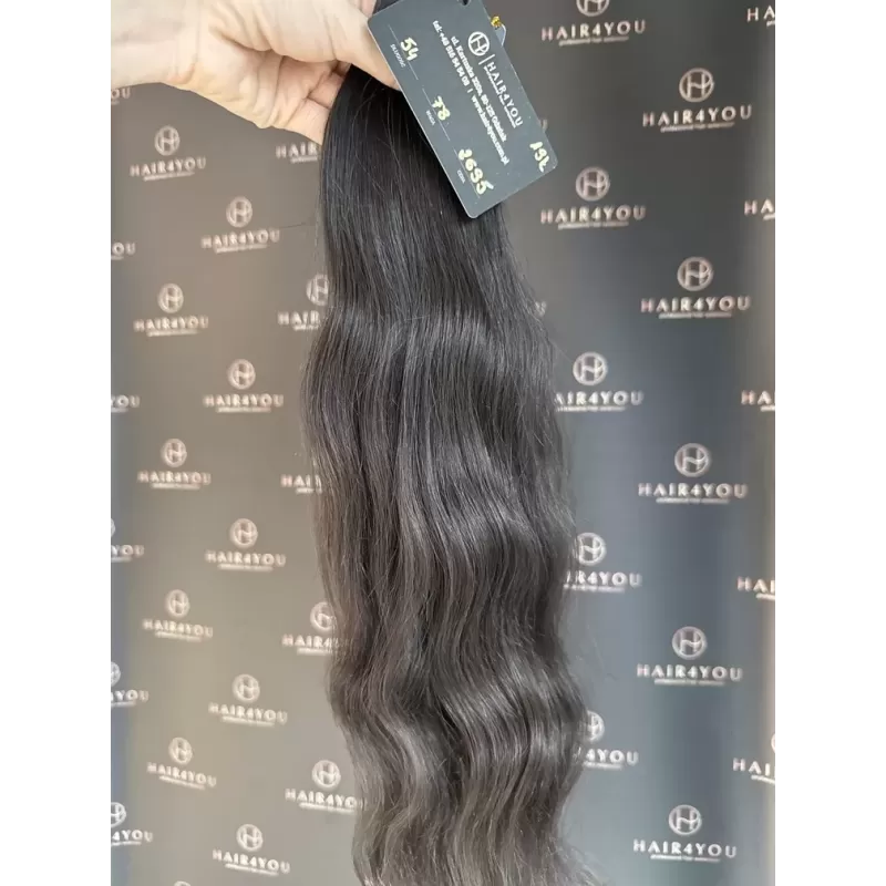 SLAVISCHES JUNGFRAUENHAAR Tape-On 54cm 78g 19 Tressen
