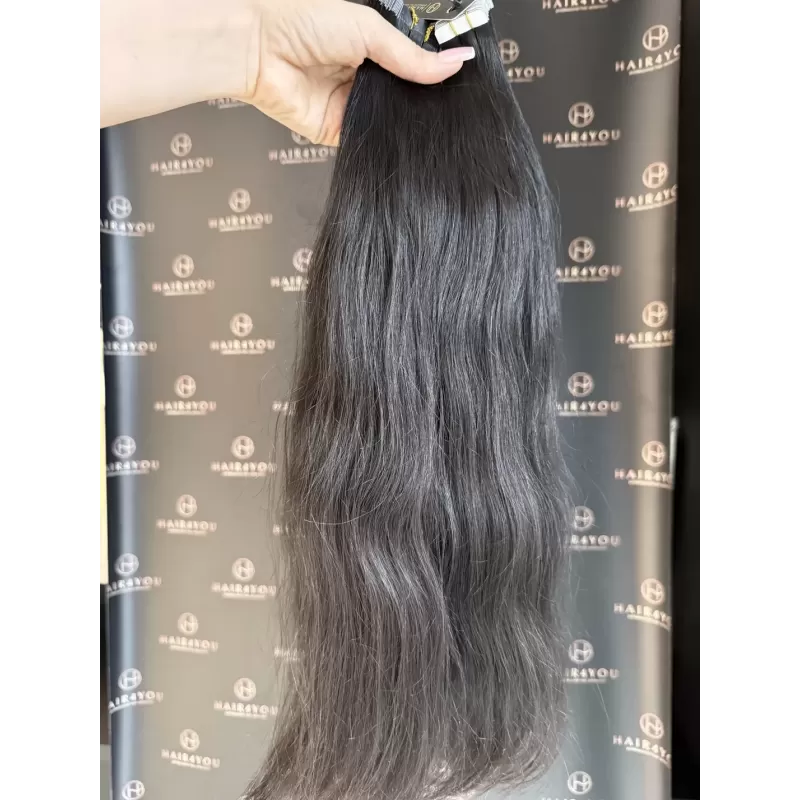 SLAVISCHES JUNGFRAUENHAAR Tape-In 55cm 144g 36 Tressen