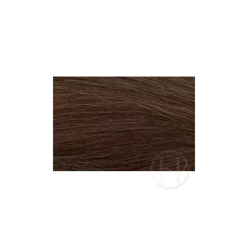 3 Medium Brown 40cm Clip In INVISIBLE GoldLine Set