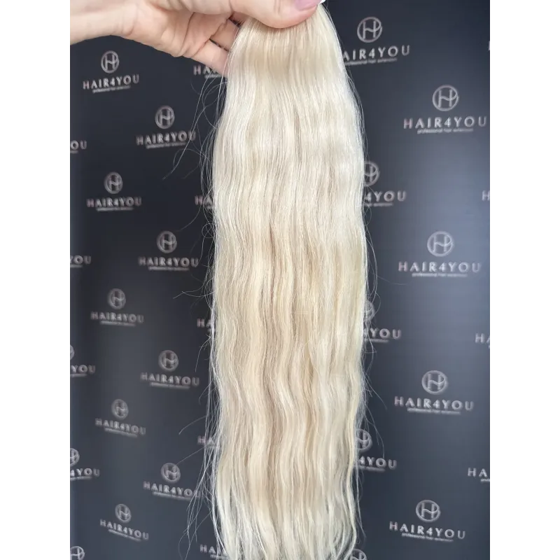 55 cm 85 g Slawischer Echthaarzopf – Single Donor