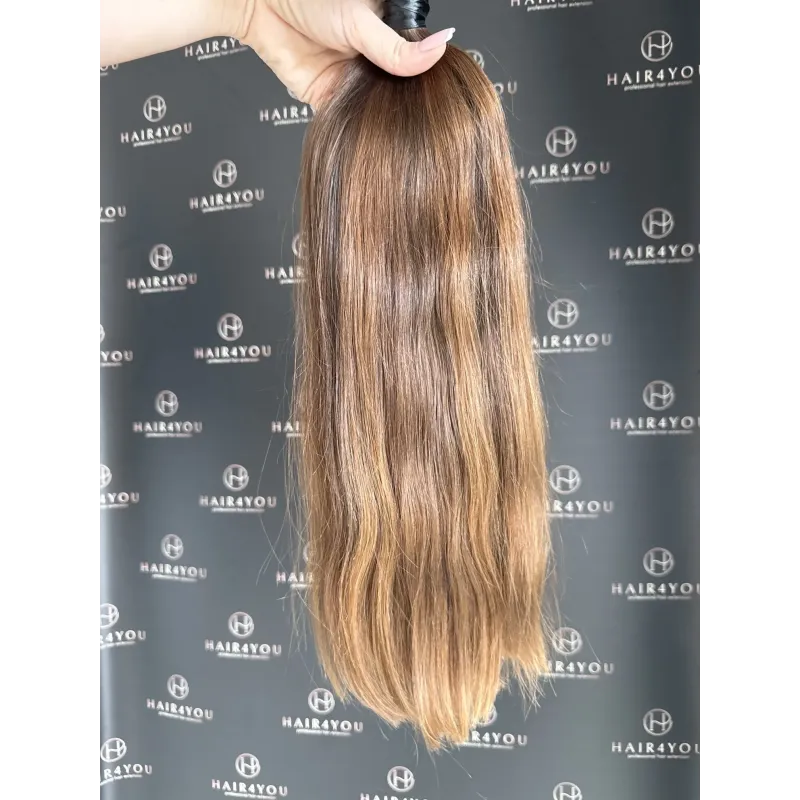 Slawisches Haar 51cm 148g getönt