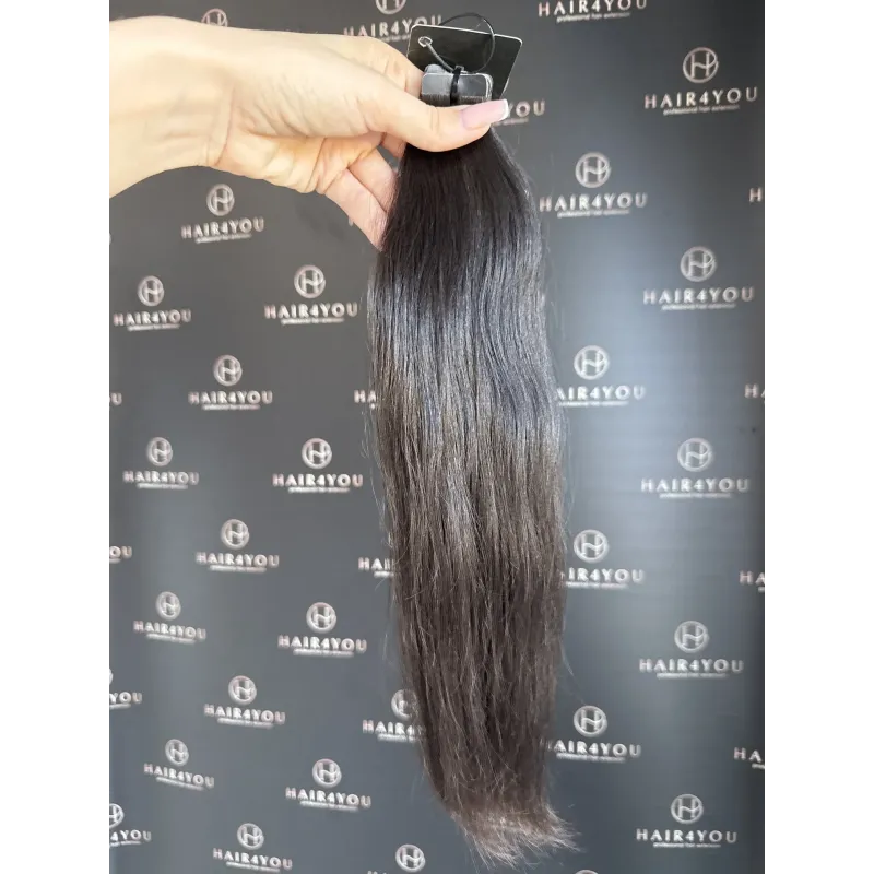 SLAVISCHES JUNGFERNHAAR Tape-On 43cm 30g 7 Tressen