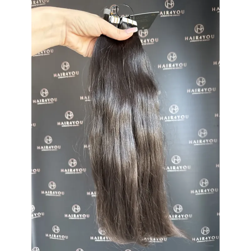 51 cm 50 g JUNGFRAUHAAR Tape-Ins 12 Tapes