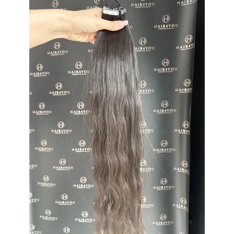 78cm 95g JUNGFRAUHAAR Tape-Extensions 18,5 Strähnen
