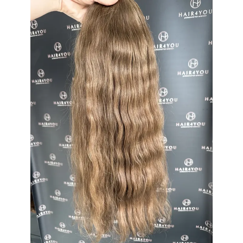 58 cm 91 g Zopf aus slawischem Echthaar (aus einem Zopf)