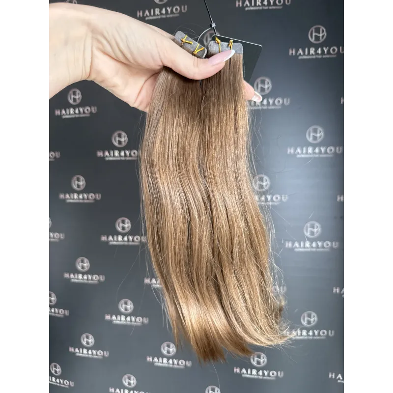SLAVISCHES JUNGFRAUENHAAR Tape On 32cm 78g 20 Tressen