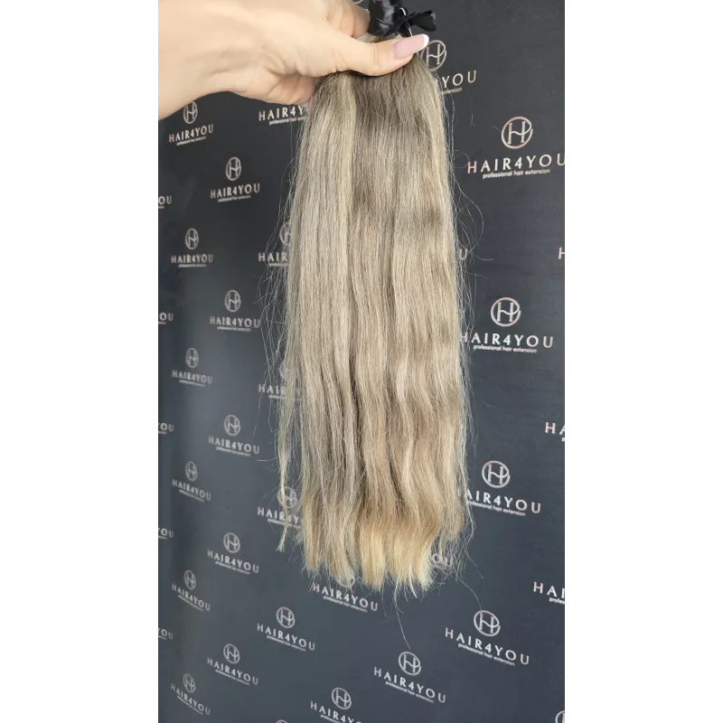 50cm 93g SLAVISCHES JUNGFRAUENHAAR grau