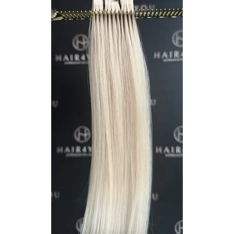 pearl NEW perłowy blond 60cm SLIM TAPE ON 3cm GoldLine SOFT