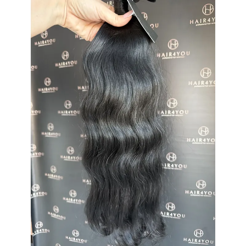63cm 154g SLAWISCHES JUNGFRÄULICHES ECHTHAAR