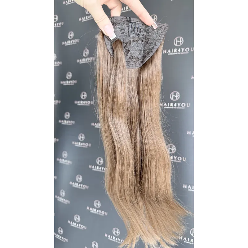 45/50cm 82g VIRGIN SLAVIC HAIR clip-in ponytail