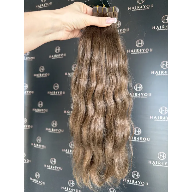 48cm 71g SLAWISCHES VIRGIN-HAAR Tape-on 17 Sandwiches