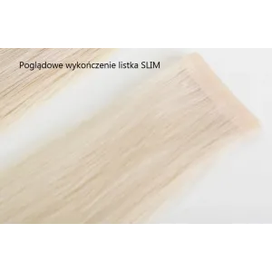 4 Braun 50cm SLIM TAPE ON 3cm GoldLine WAVE gewellt