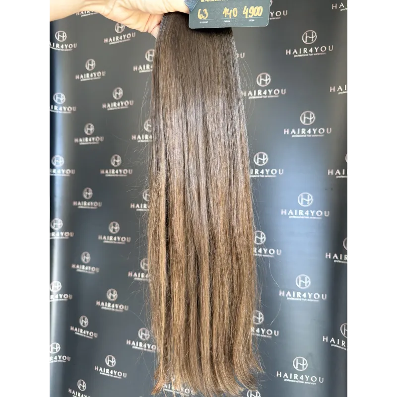 63cm 140g SLAWISCHES JUNGFRÄULICHES HAAR