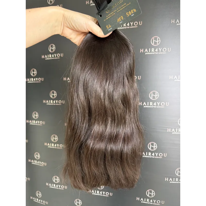 52cm 187g SLAWISCHES JUNGFRÄULICHES HAAR