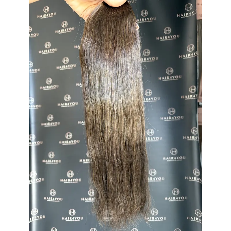 63cm 99g SLAWISCHES JUNGFRÄULICHES ECHTHAAR