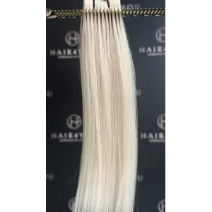 DIAMON SHINE pearl NEW 30cm SLIM TAPE ON 3cm Haare GoldLine SOFT
