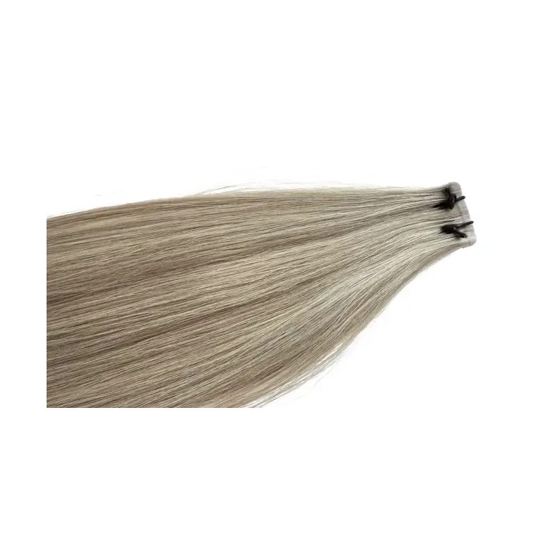 P81/601 Carmel Latte NEW 30cm SLIM TAPE ON 3cm Echthaar GoldLine SOFT