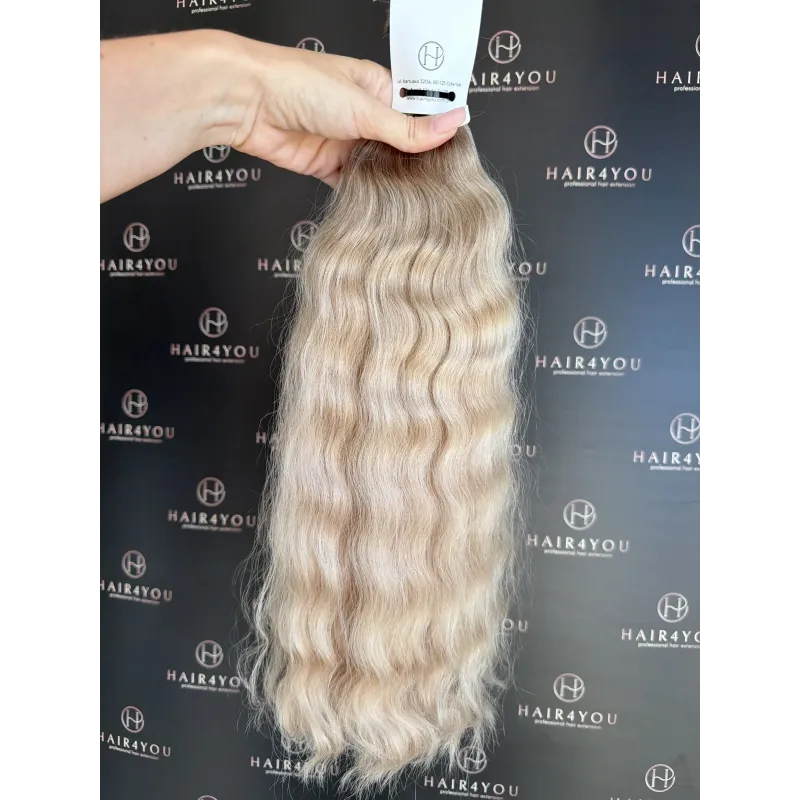 55cm 129g SLAWISCHER HAARZOPF von einem Kopf