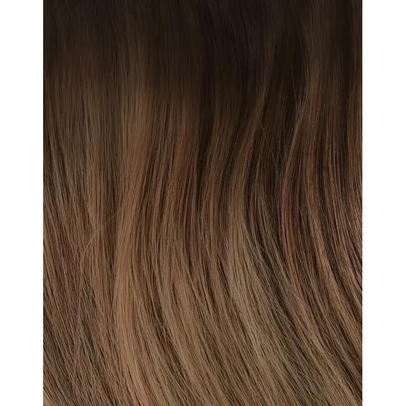 NEW YORK BROWN r21-41/61 NEW 40cm FLAT KERATIN Haare GoldLine SOFT Mini Bonds