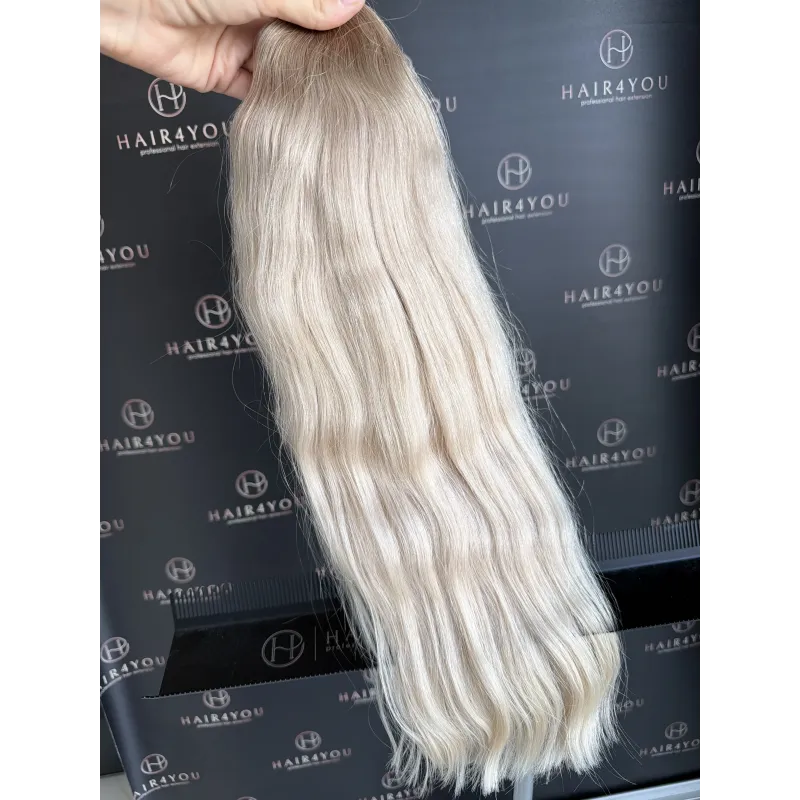 55 cm 161 g Zopf aus slawischem Echthaar (Single Donor)