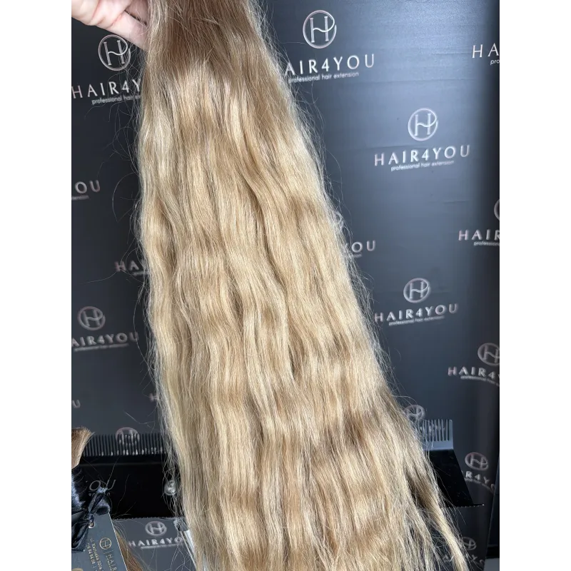 56 cm 160 g Zopf aus slawischem Echthaar (Single Donor)