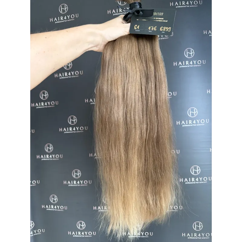 61cm 176g SLOWENISCHES JUNGFRAUHAAR