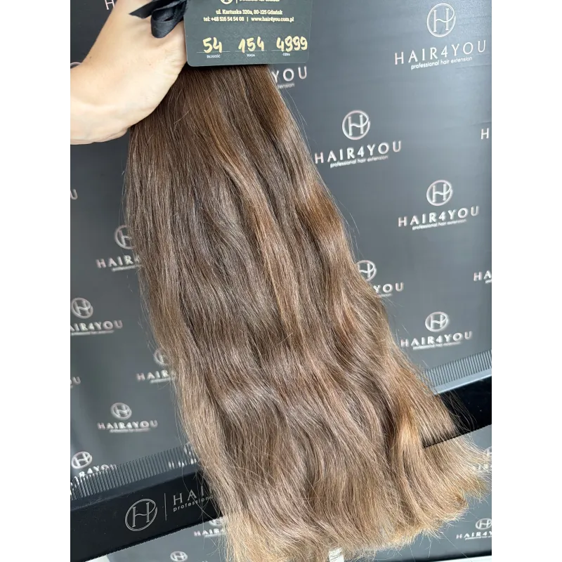 54cm 154g SLAWISCHES JUNGFRAUHAAR