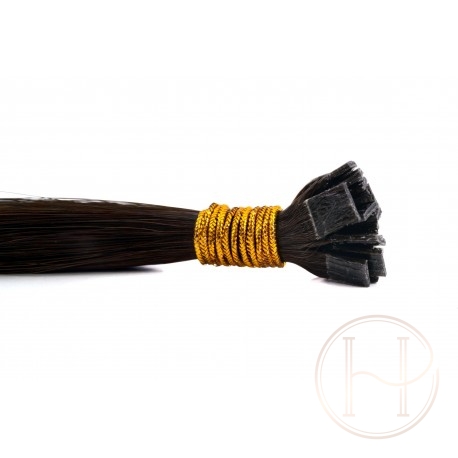 1b bardzo ciemny brąz 50cm GoldLine MIKRORINGI 20szt. REMY 1b bardzo ciemny brąz 50cm GoldLine MIKRORINGI 20szt. REMY