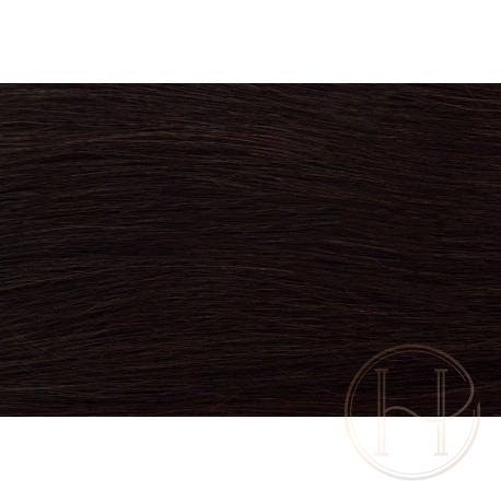 2 ciemny brąz 50cm GoldLine MIKRORINGI 20szt. REMY