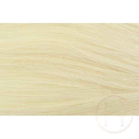 60 platynowy blond 50cm GoldLine MIKRORINGI 20szt. REMY