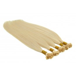 60 platynowy blond 50cm GoldLine MIKRORINGI 20szt. REMY