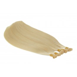 613 najjaśniejszy blond 50cm GoldLine MIKRORINGI 20szt. REMY 613 najjaśniejszy blond 50cm GoldLine MIKRORINGI 20szt. REMY