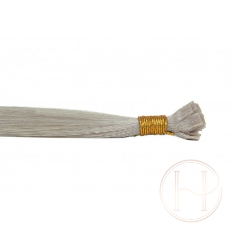 silver 50cm GoldLine ULTRADŹWIĘKI 20szt. REMY flat MINI BONDES 0,8g