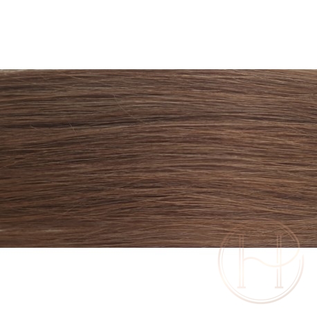 6 jasny brąz 50cm GoldLine MIKRORINGI 20szt. REMY