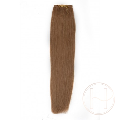 18 średni naturalny blond EUROPEJSKIE 50cm REMY 100gr