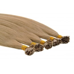 18 średni naturalny blond 50cm GoldLine MIKRORINGI 20szt. REMY