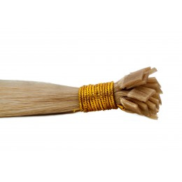 24 średni blond 40cm GoldLine MIKRORINGI 20szt. REMY