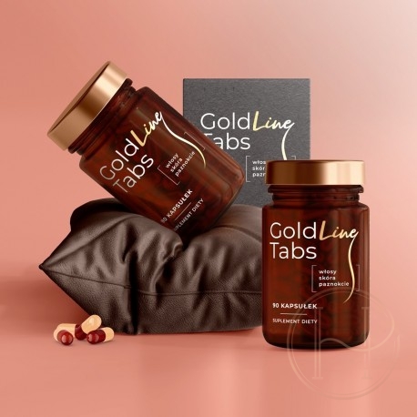 Kapsułki GoldlineTABS suplement na wypadanie i porost włosów