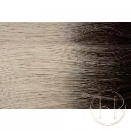 AB Arctic blonde ombre 30cm BABYHAIR 20szt. REMY flat MINI BONDES keratyna ultradźwięki